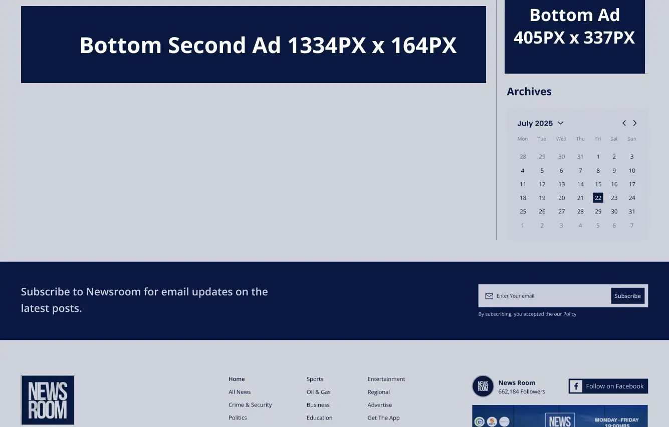 Contact Page - Bottom Second Ad (1334px W × 164px H)